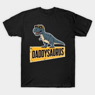 Daddysaurus T Rex Birthday Dinosaur Daddy Family Matching T-Shirt